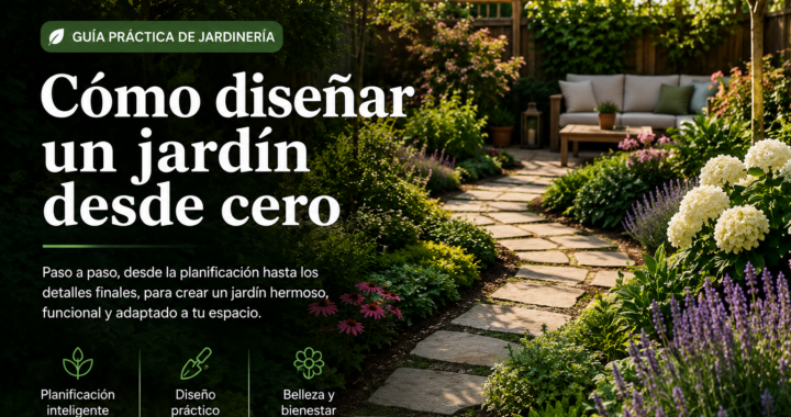 Cómo diseñar un jardín desde cero