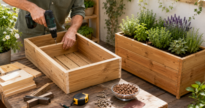 Cómo hacer una jardinera de madera resistente